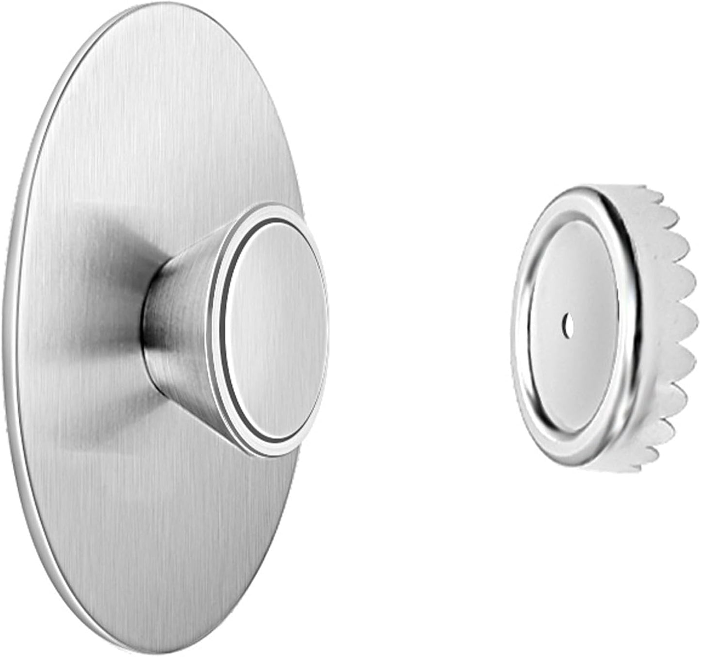 Magnetic Soap Holder, Stainless Steel Wall Mount Waterproof Bathroom Organizer for Showers/Sinks (2Pcs-3M)