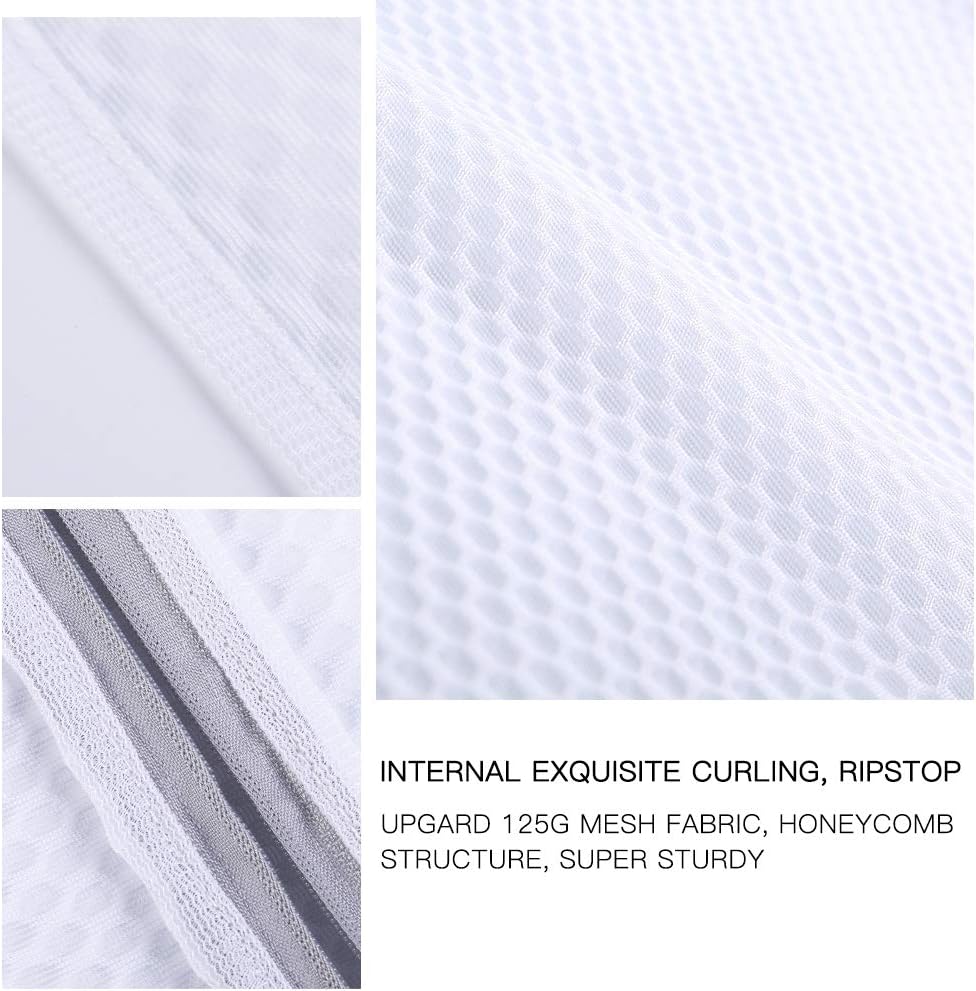 Kimmama Oversize Laundry Bags Mesh Wash Bags, Large Delicates Bag for Washing Machine, Jumbo Laundry Sack for Washing Delicates, Big Clothes, Bed Sheet, Bedcover, Blanket, Curtain, Stuffed Animal Toys