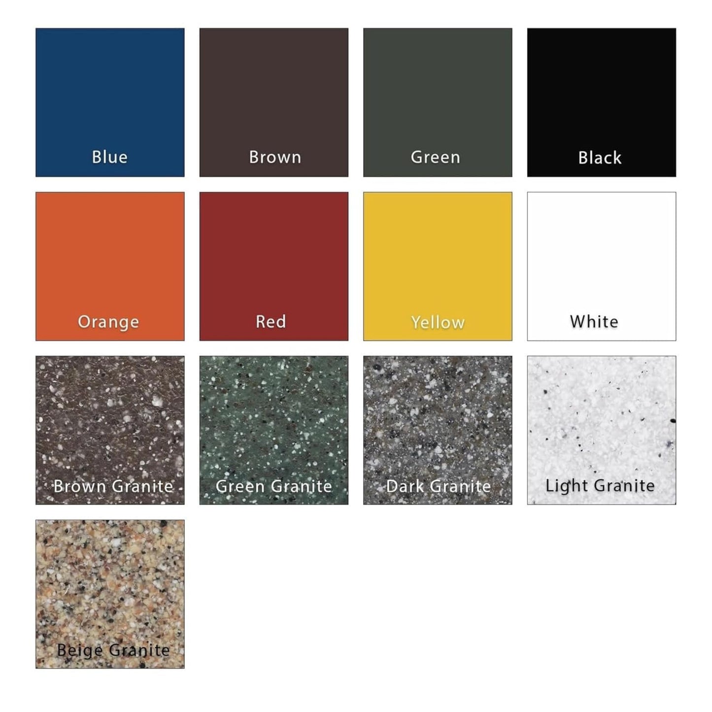 32 Gallon Square 100% Recycled Plastic Heavy Duty Outdoor Trash Can with Push Lid - Great for Schools and Businesses - Light Granite