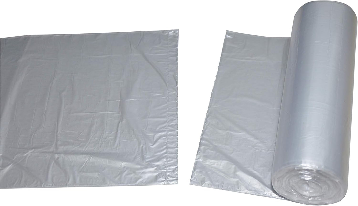 TYPLASTICS 33 Gallon Clear Trash Can Liners - 33" x 40" - High Density Garbage Bags - Case of 500 - Multipurpose for Office, Outdoor, Recycling, Industrial and Commercial