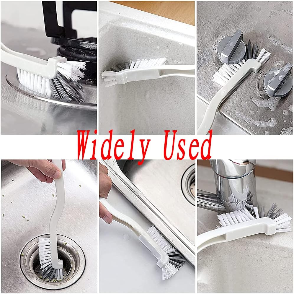 ELANE 10 Pcs Dish Scrub Brush Small Scrub Brushes for Cleaning,Kitchen Scrub Brush for Dishes,Corner Scrub Brush