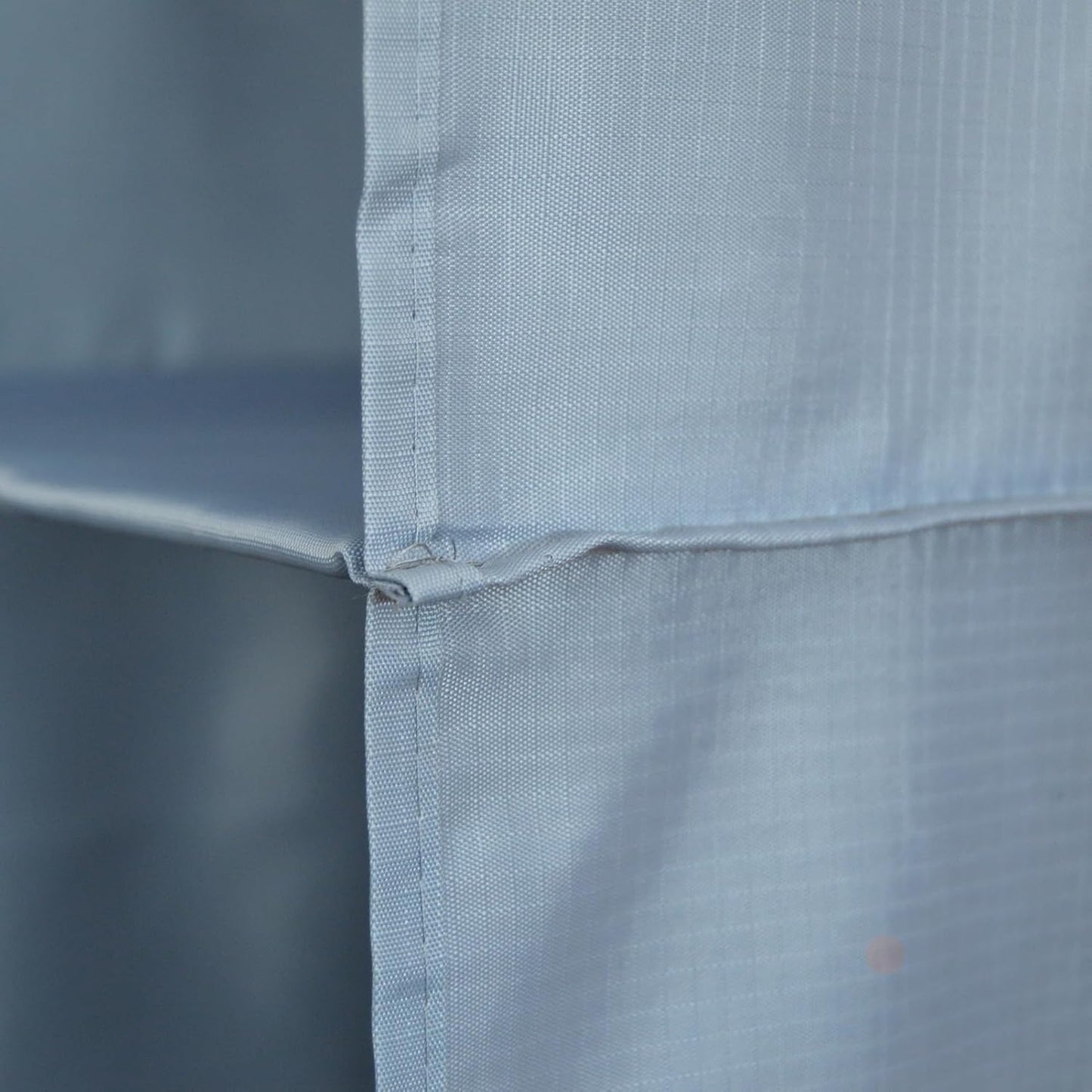 Hanging Closet Organizer, Easy Mount Foldable 4-Shelf Hanging Closet Wardrobe Storage Shelves, Clothes Handbag Shoes Accessories Storage, Washable Oxford Cloth Fabric, Gray