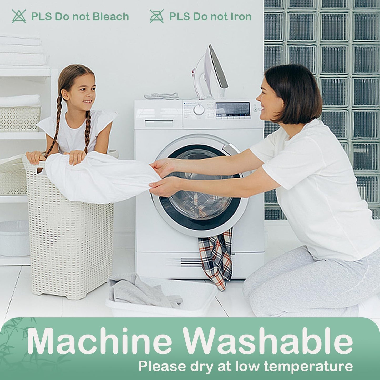 Twin XL Mattress Protector Waterproof Mattress Pad Washable Bamboo Rayon Mattress Cover Breathable Noiseless Bed Protector 5" - 21'' Elastic Fitted Deep Pocket