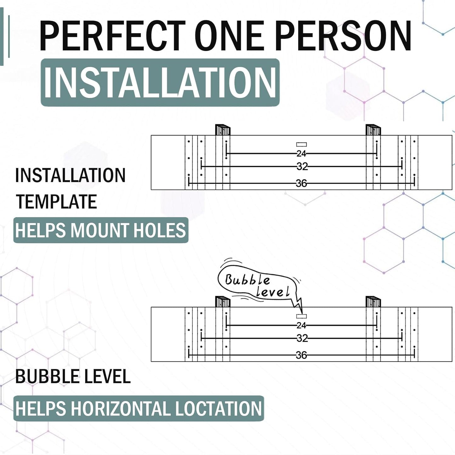2-Pack 2x4ft Garage Wall Shelving, 2 Shelf Total 8 ft(L) Garage Wall Storage, Heavy-Duty Storage Shelves, Perfect for Holding Storage Bins, Boxes, Sporting Goods, Tools, and More. Space-Saving