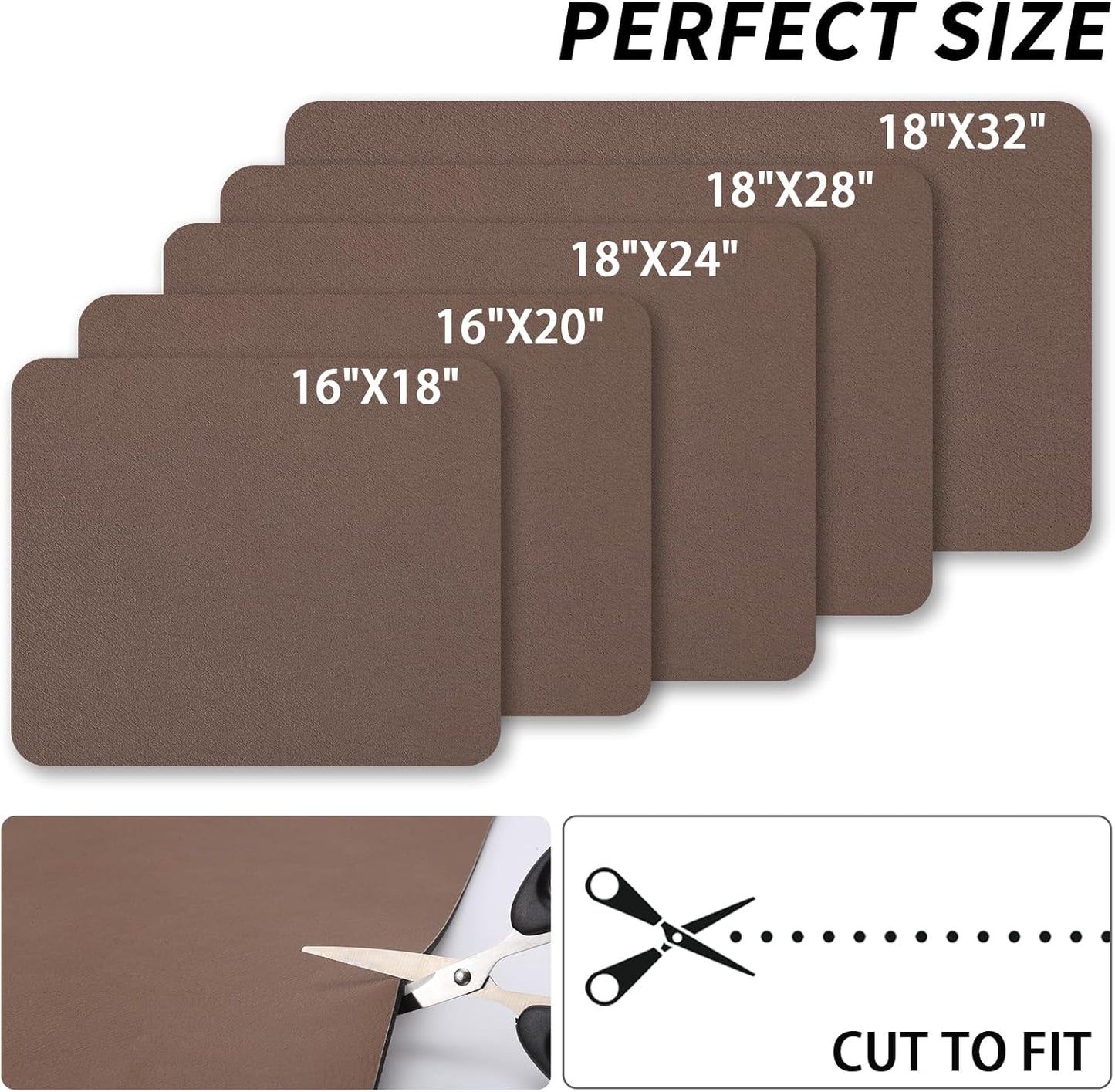 Dish Drying Mat for Kitchen Counter, Heat Resistant Drainer Mats with Non-slip Rubber Backed, Hide Stain Kitchen Super Absorbent Draining Mat, Easy to Clean Dish Rack Pad, Brown 18"x24"