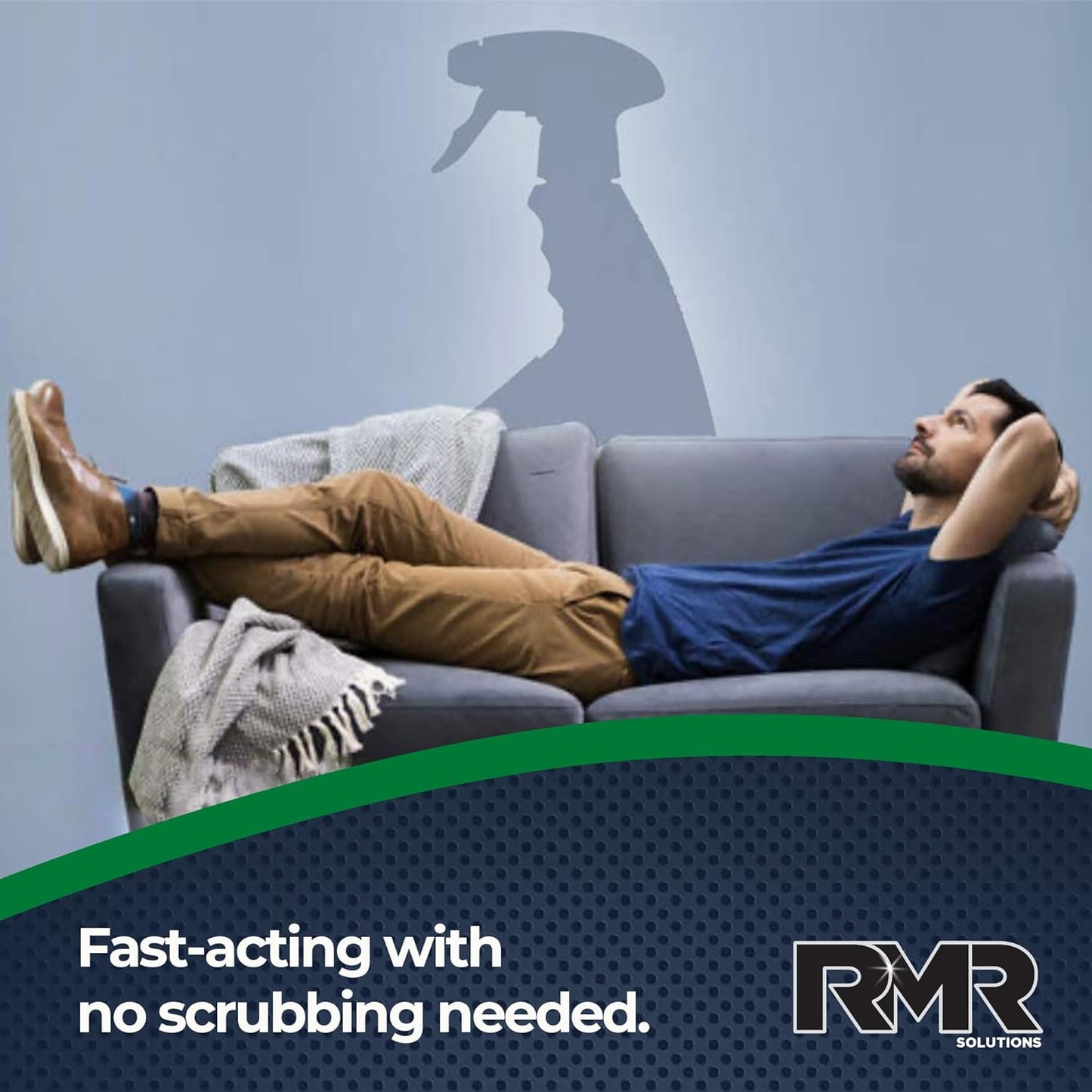 RMR-86 Instant Mold and Mildew Stain Remover Spray - Scrub Free Formula, 1 Gallon