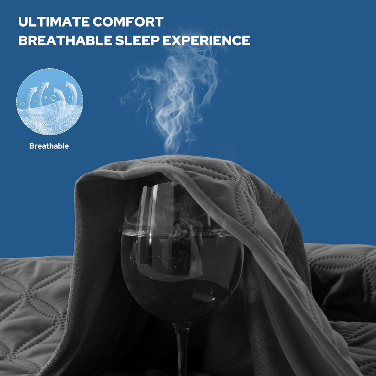 BEDLORE Waterproof Mattress Protector, Noiseless Twin Size Mattress Pad with Deep Pocket Fitted Up to 6"-15", Soft Breathable Dirt-Proof Single Bed Mattress Cover for Bedroom (Gray)