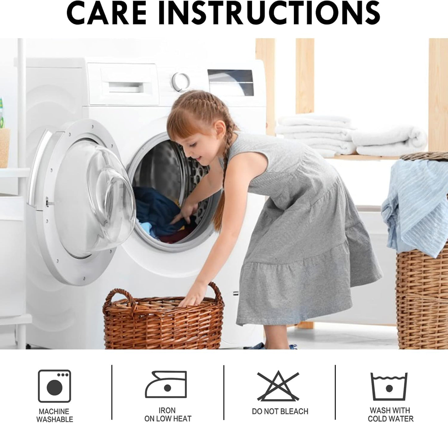 DWCN Grey Blackout Curtains for Bedroom, Thermal Insulated Energy Saving Room Darkening Curtains for Living Room (W60 x L84 inch, Set of 2 Panels, Top of Rod Pocket)