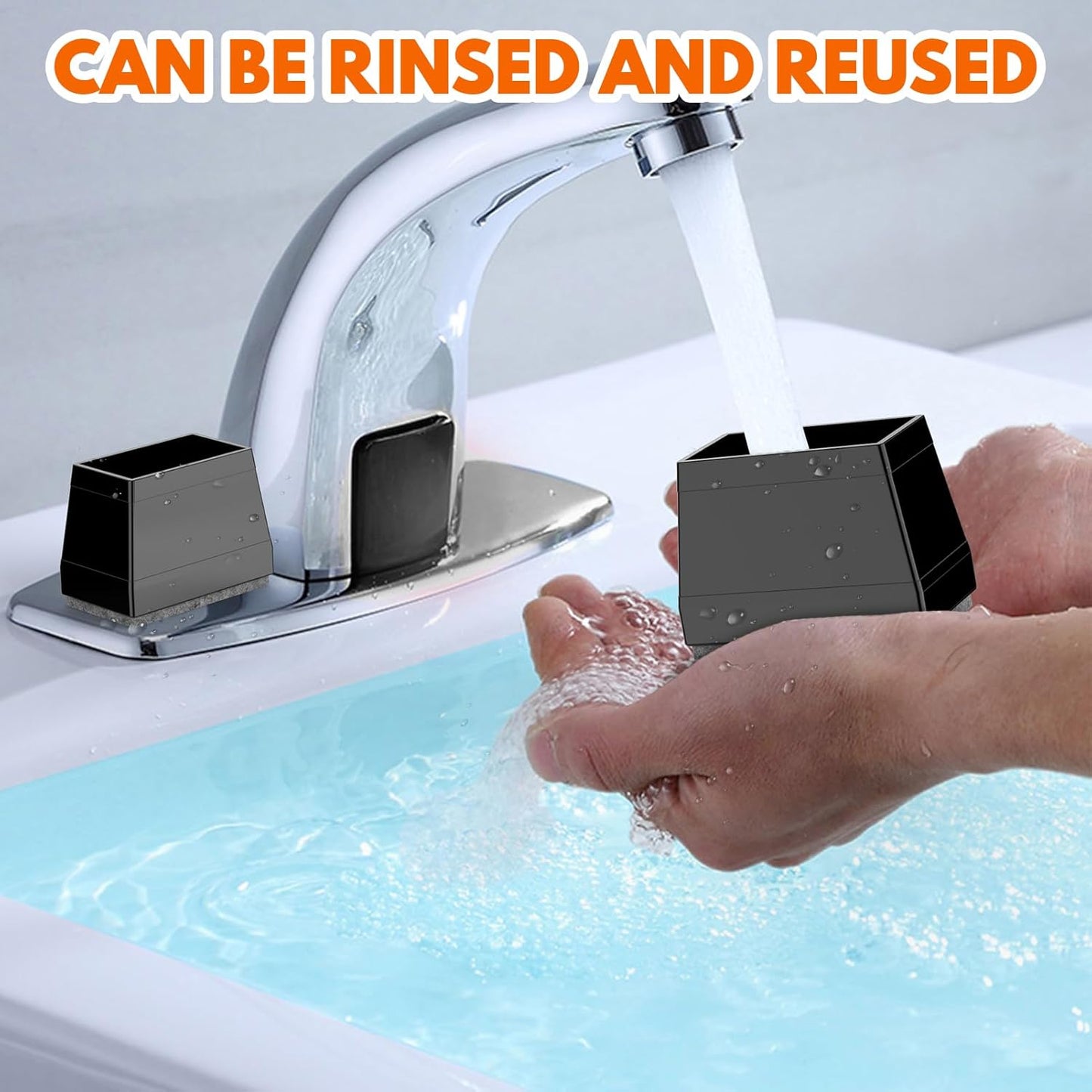 Rectangle Chair Leg Protectors for Hardwood Floors,16 PCS Silicone Covers to Protect Wood Tile Floors Felt Pads Furniture Leg Caps Reduce Noise. Easy to Move.(Black,1 x 2 Inch,Rectangle)