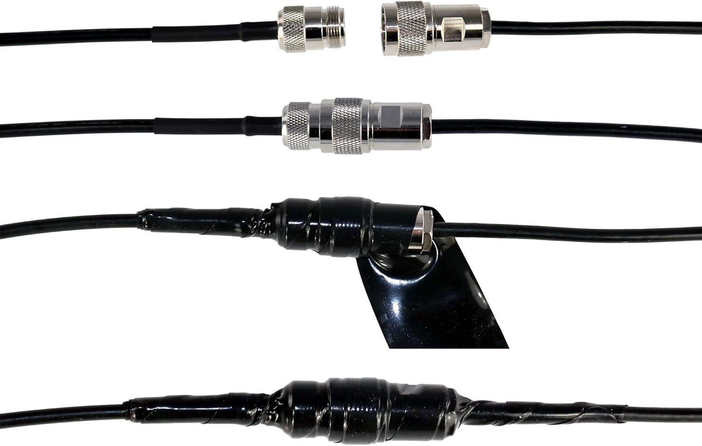 Proxicast Pro-Grade Extra Strong 30mil Weatherproof Self-Fusing Silicone Rubber Sealing Tape For Outdoor Antenna Coax & Electrical Cables, Hose/Pipe Leaks & Emergency Repairs (1.5" x15' roll) - Yellow