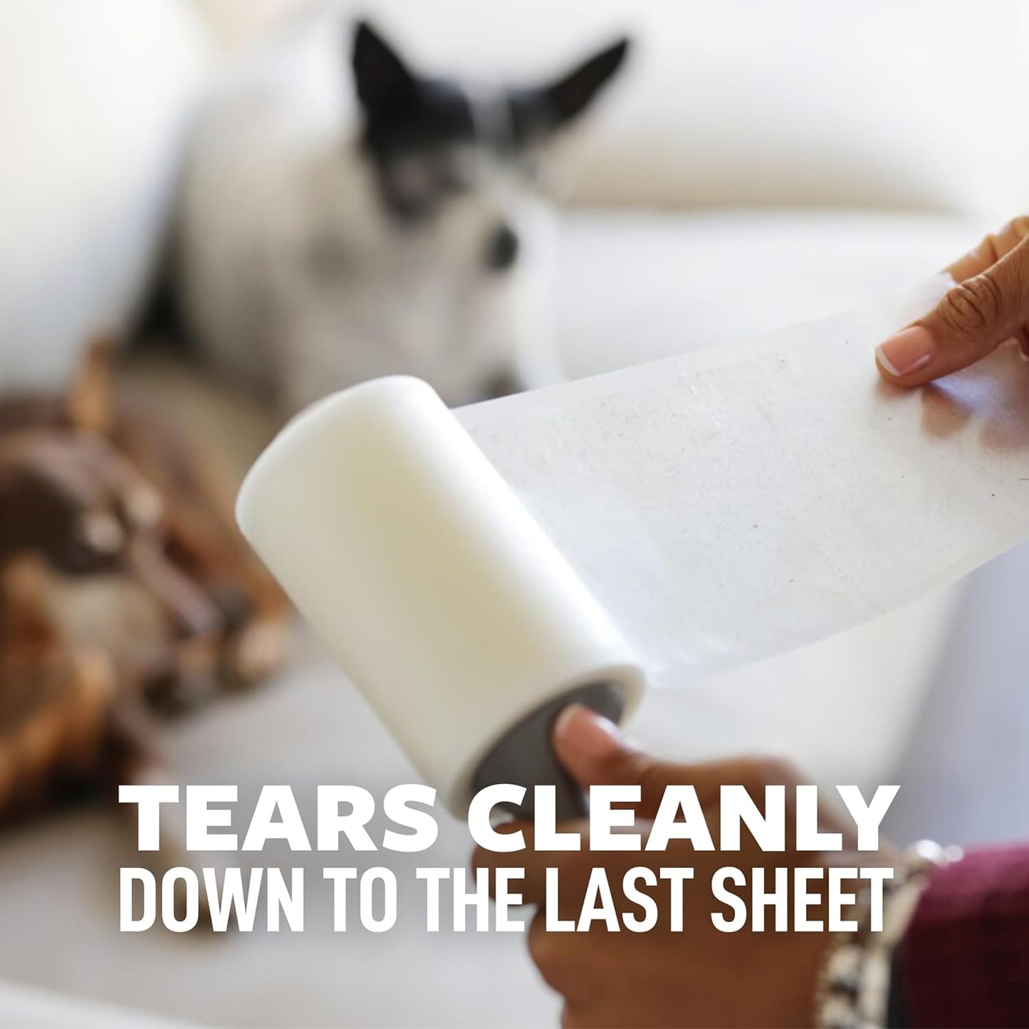 Scotch-Brite Pet Extra Sticky Hair Lint Roller 6 Rollers 600 Sheets