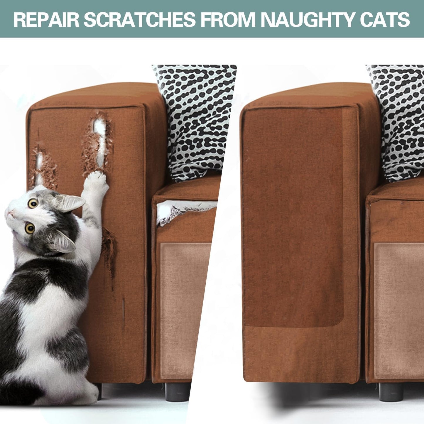 Velvet Repair Patch, Self-Adhesive Flannel Fabric Patch, Multi Colors, Microfiber Patch,Can be Used to Patch Sofas, Car Seats, Handbags, Jacket Holes and Tears (Khaki Grey)