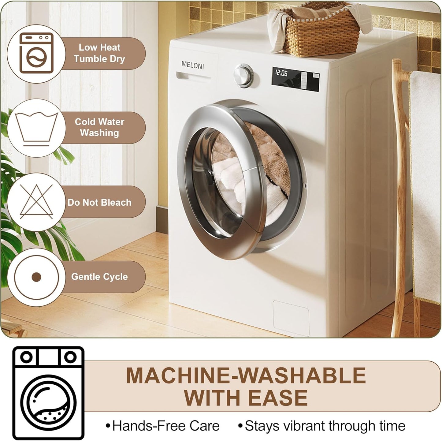 OTOB Couch Cover for Dogs Washable All Seasons, Non Slip Fuzzy Pet Couch Covers Sofa Slipcovers Cushion Mat, Plush Soft Cozy Kids Pet Friendly Furniture Protector (Coffee, 23.6" x 47.2")