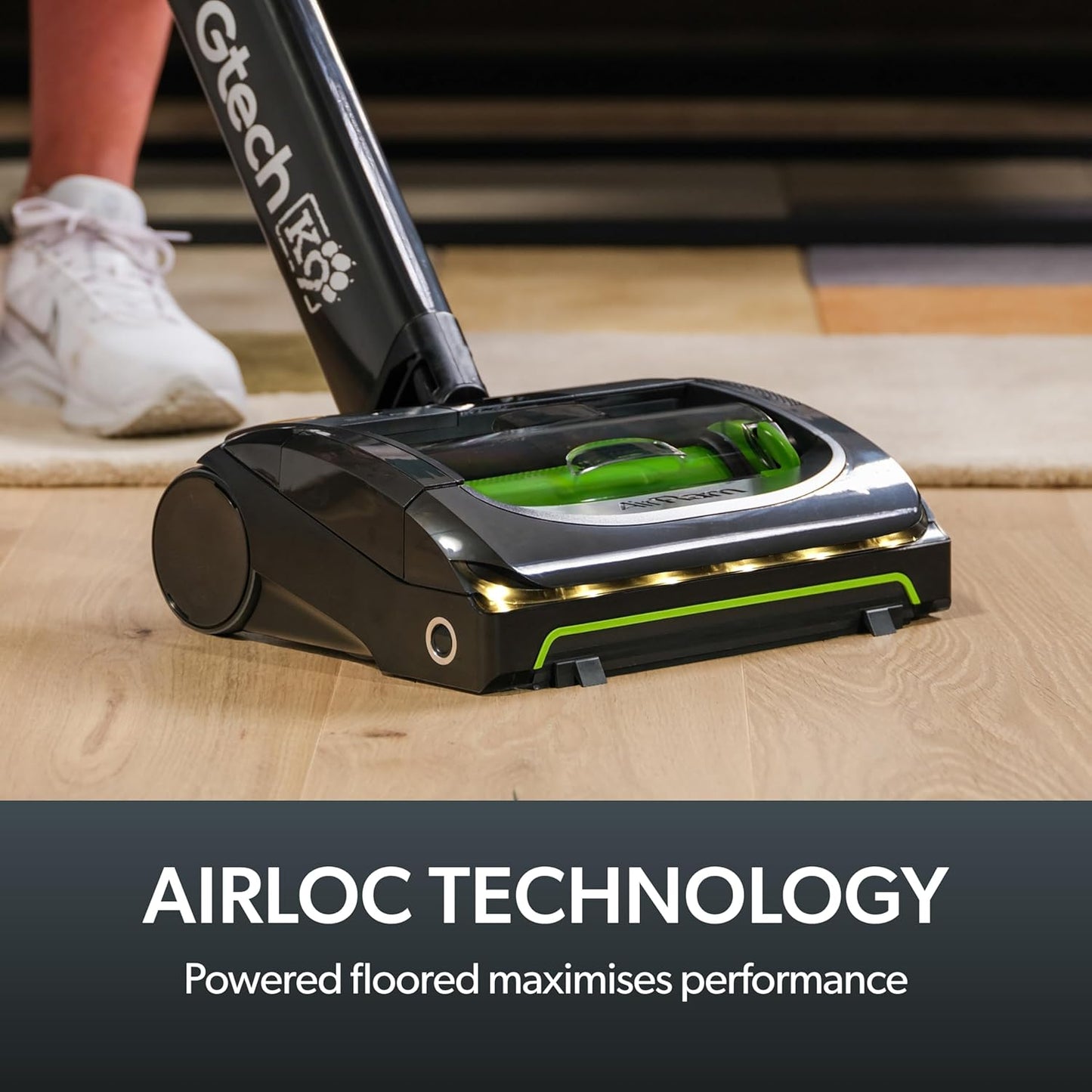 Gtech AirRam 2 K9 and Multi MK2 K9 Cordless Vacuum Cleaner Bundle - Includes The AirRam Upright and The MK2 Portable Handheld - Rechargeable 22V Lithium Ion Battery - Perfect for Stubborn Pet Hair