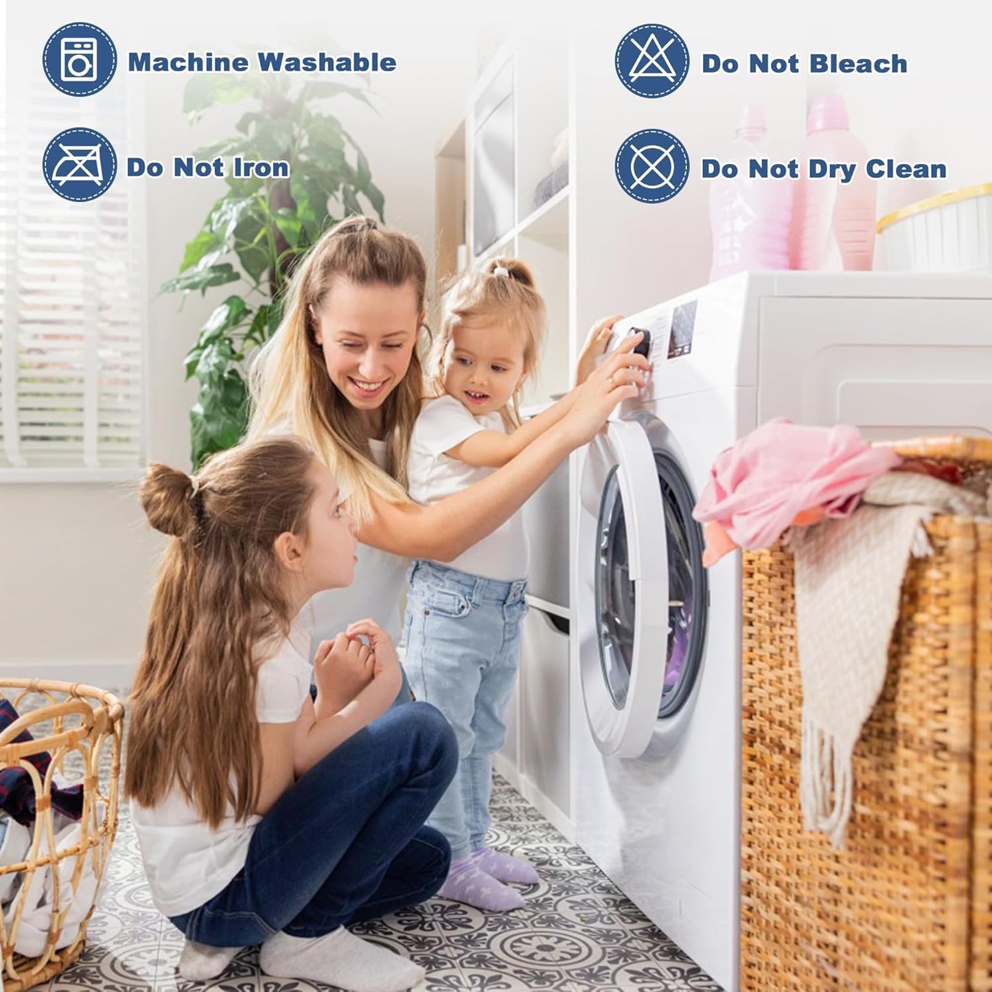 GRT Twin XL Mattress Protector Waterproof, 100% Waterproof Quilted Fitted Mattress Pad, Noiseless Hollow Cotton Mattress Cover, fits up to 18" Deep, Dust Proof White