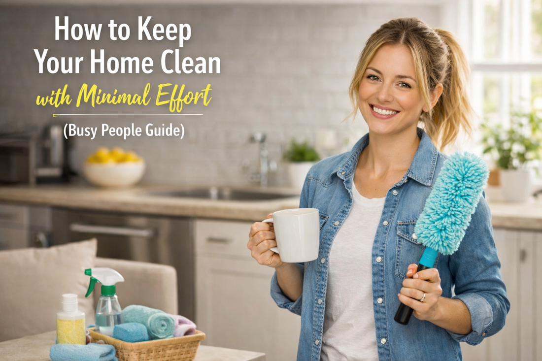 How to Keep Your Home Clean with Minimal Effort (Busy People Guide)