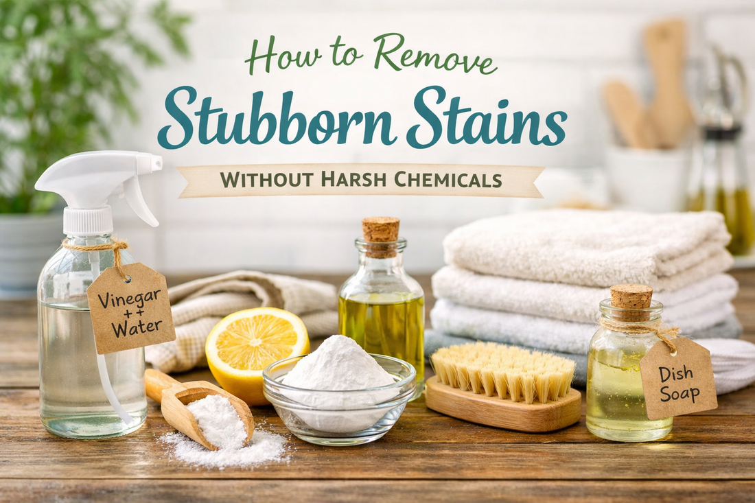 How to Remove Stubborn Stains Without Harsh Chemicals