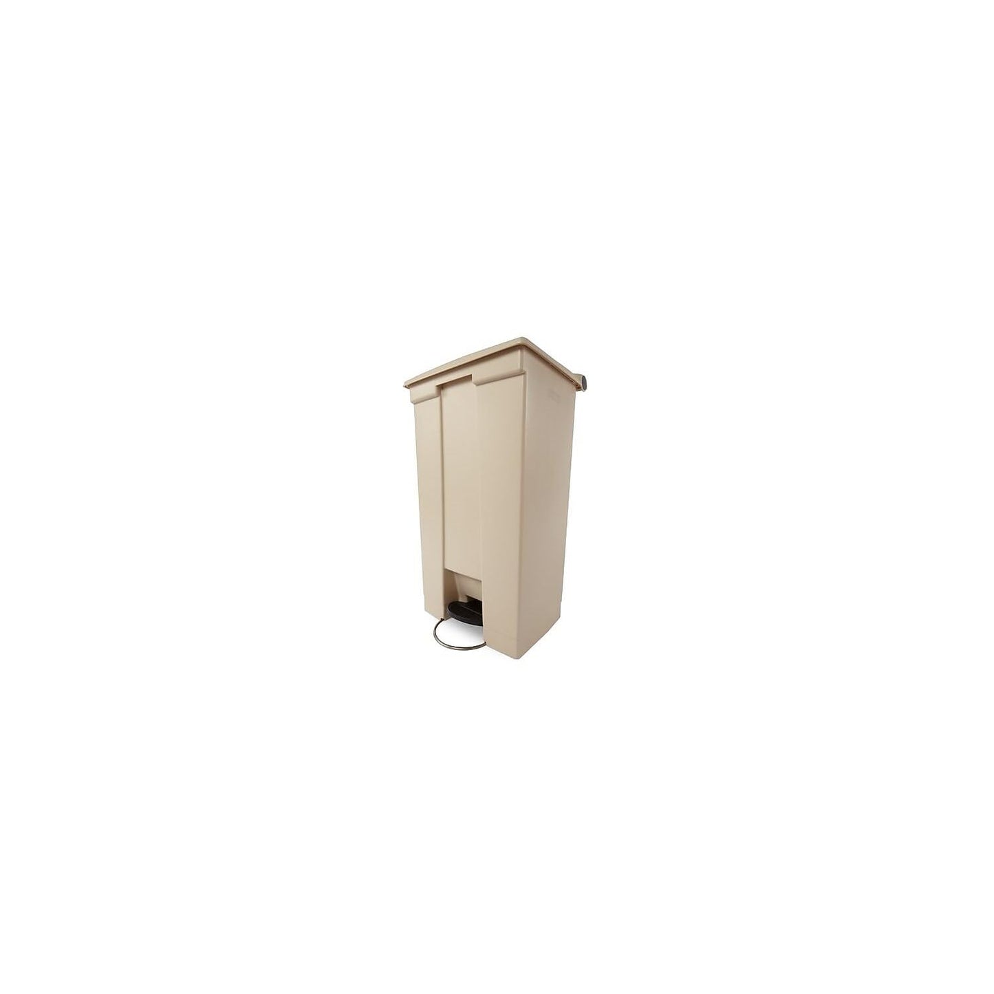 Rubbermaid Commercial Products Legacy Step-On Plastic Trash Can/Container, 23-Gallon, Beige, Hands-Free Garbage Can for Medical Waste in Hospitals/Lab/Emergency/Patient Rooms