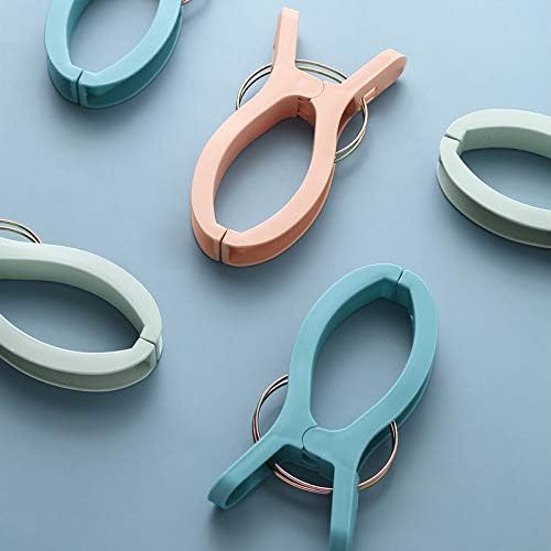 9 Pack Beach Towel Clips Beach Chairs 3 Colors Jumbo Size Towel Clamps Lounge Pool Chairs Plastic Clothes Pegs Hanging Clip Clamps Large for Home Cruise Vacation (9 Pack-3 Color)