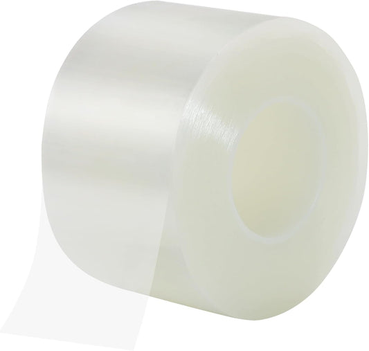 Transparent Window Weather Sealing Tape 2 Inch x 35 Yards Weather Stripping Residue Free Clear Window Draft Isolation Sealing Film Tape for Doors Windows and Shower Glass Gaps