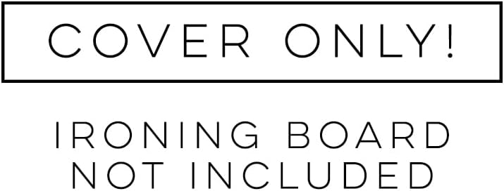 TIVIT Ironing Board Cover 18 x 50, Made in Italy. Pro Grip Pad Covers w/3 Fastener Straps & Pull Bungee Cord - Durable Scorch & Stain Resistant Padded Layers, Heat Reflective AlumiTek PRO Top Coat