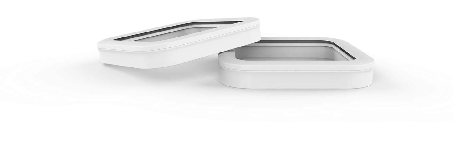 TOWNEW T1S/T AIR X/T Air Lite Official Refill Rings for Smart Kitchen Trash Can | Durable Garbage Bags for Electric Trash Can - 6 pk White Refill Rings - Up to 150 Trash Bags (6 Months Supply)