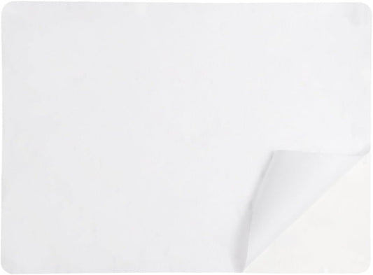 PATIKIL Linen Repair Patch, 8 x 11 Inch Self-Adhesive Linen Fabric Repair Patches for Sofa Couch Clothes Handbag Tents Car Seats Furniture, White