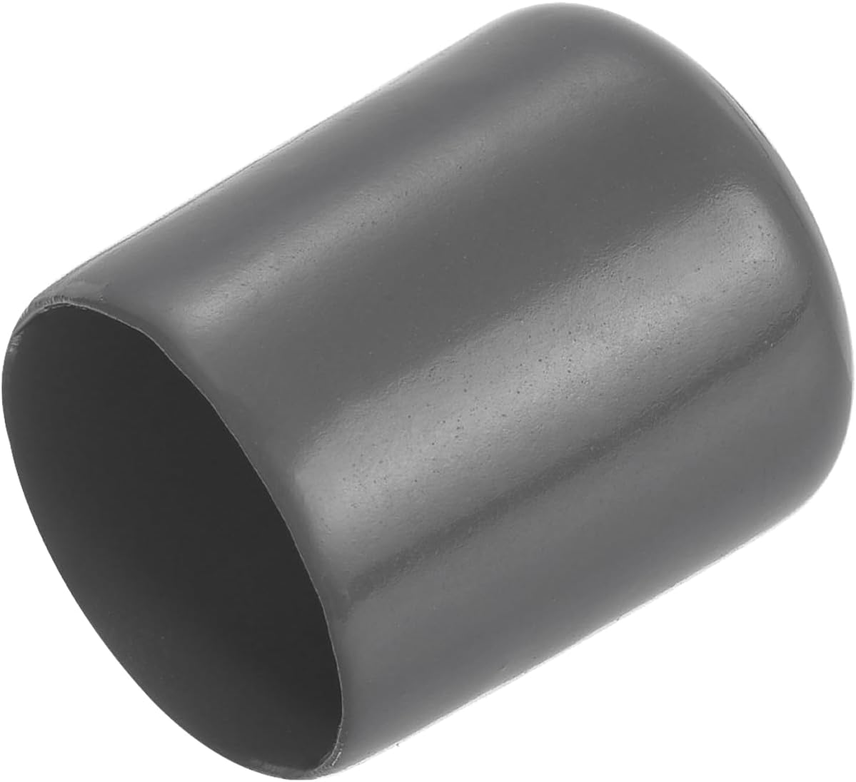 uxcell 20pcs Rubber End Caps 20mm ID Vinyl PVC Round Tube Bolt Cap Cover Screw Thread Protectors Dark Grey