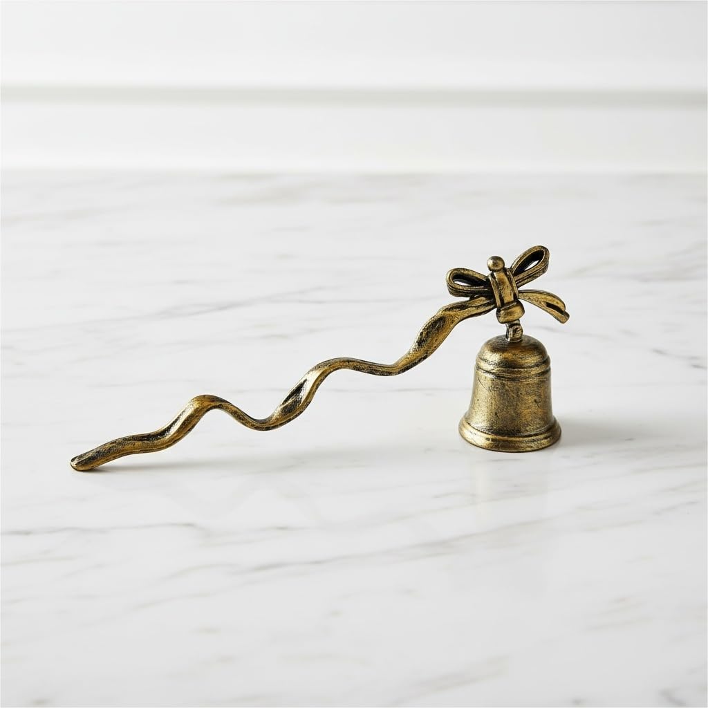 ZOOYOO Candle Snuffer,Vintage Candle Extinguisher Snuffers with Long Handle,Unique Candle Tool for Putting Out Extinguishing Candle Wick Flame Safely