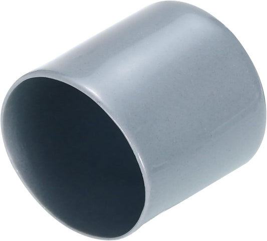 uxcell 20pcs Rubber End Caps 29mm ID Vinyl PVC Round Tube Bolt Cap Cover Screw Thread Protectors Grey
