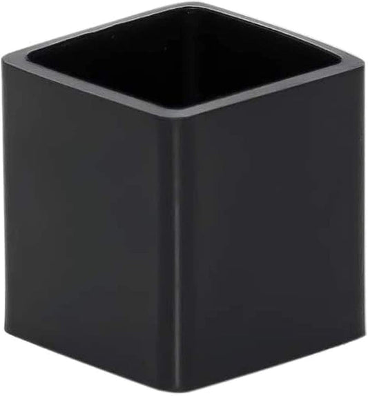 Still Awake 16 Pcs Black Square Anti-Slip Rubber Leg Tips Chair Leg Caps Furniture Floor Protectors Chair Table Bar Stool Leg Covers Furniture Leg Cube Feet 1 Inch x 1 Inch (25 x 25mm)