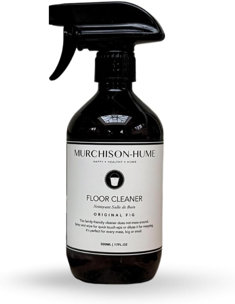 Murchison-Hume Natural Floor Cleaner Spray – Pet-Friendly, Non-Toxic, Plant-Based Formula for Hardwood, Tile & Laminate – Streak-Free Shine, Fresh Scent – 17oz Bottle-Original Fig