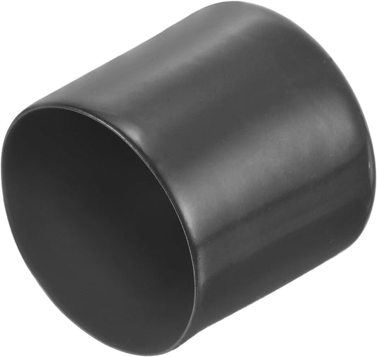 uxcell 20pcs Rubber End Caps 46mm ID Vinyl Round Tube Bolt Cap Cover Thread Protectors Dark Grey