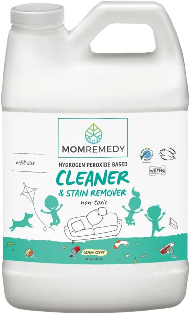 MOMREMEDY Hydrogen Peroxide All Purpose Cleaning Spray | Multipurpose Home Cleaner | Fabric and Laundry Stain Remover | All Surface Kitchen and Bathroom | Non Toxic