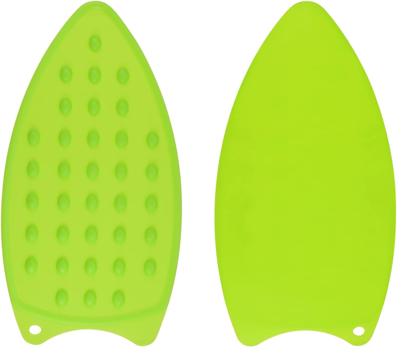 HARFINGTON 2pcs Silicone Iron Rest Pad, Multipurpose Iron Hot Resistant Mat Iron Rest Plate for Ironing Board Hot Heat Resistant Steam Compact Mat, Green