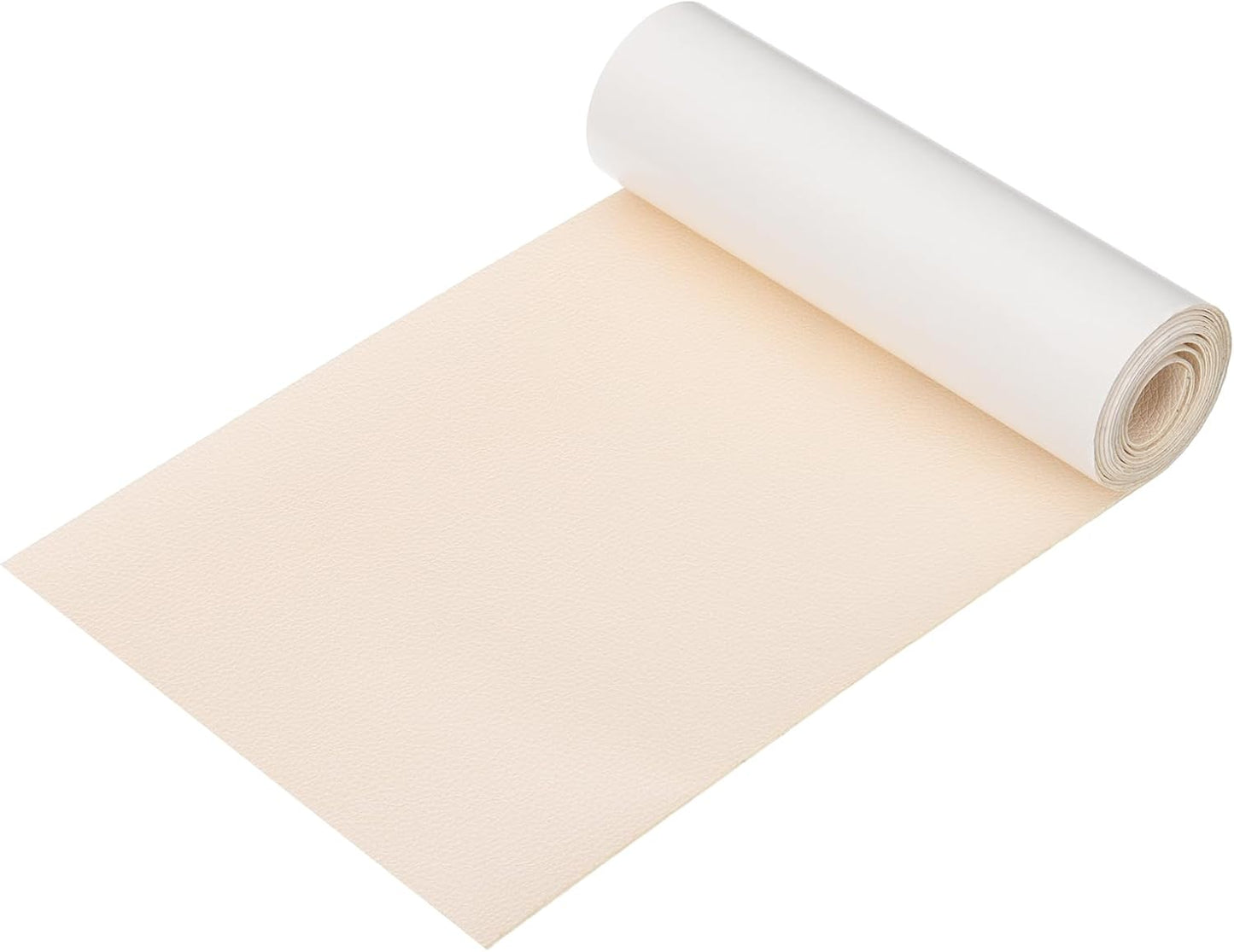 PATIKIL Leather Patches Tape for Furniture, 6.3 x 61 Inch Self Adhesive Vinyl Leather Repair Kit Cover Sheet for Couch, Sofa, Car Seats, Office Chair, Bright White