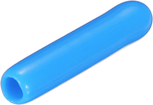 uxcell 20pcs Rubber End Caps 2mm(1/16") ID Vinyl PVC Round Tube Bolt Cap Cover Screw Thread Protectors,Light Blue