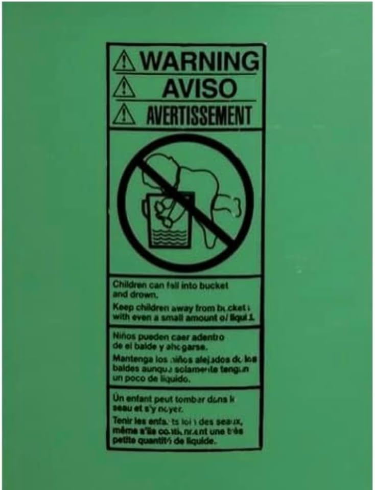 House Naturals 5 Gallon Premium HPDE Plastic Bucket - Made in USA Food Grade Storage Container, BPA Free All Purpose Pail (5, Dark Green)