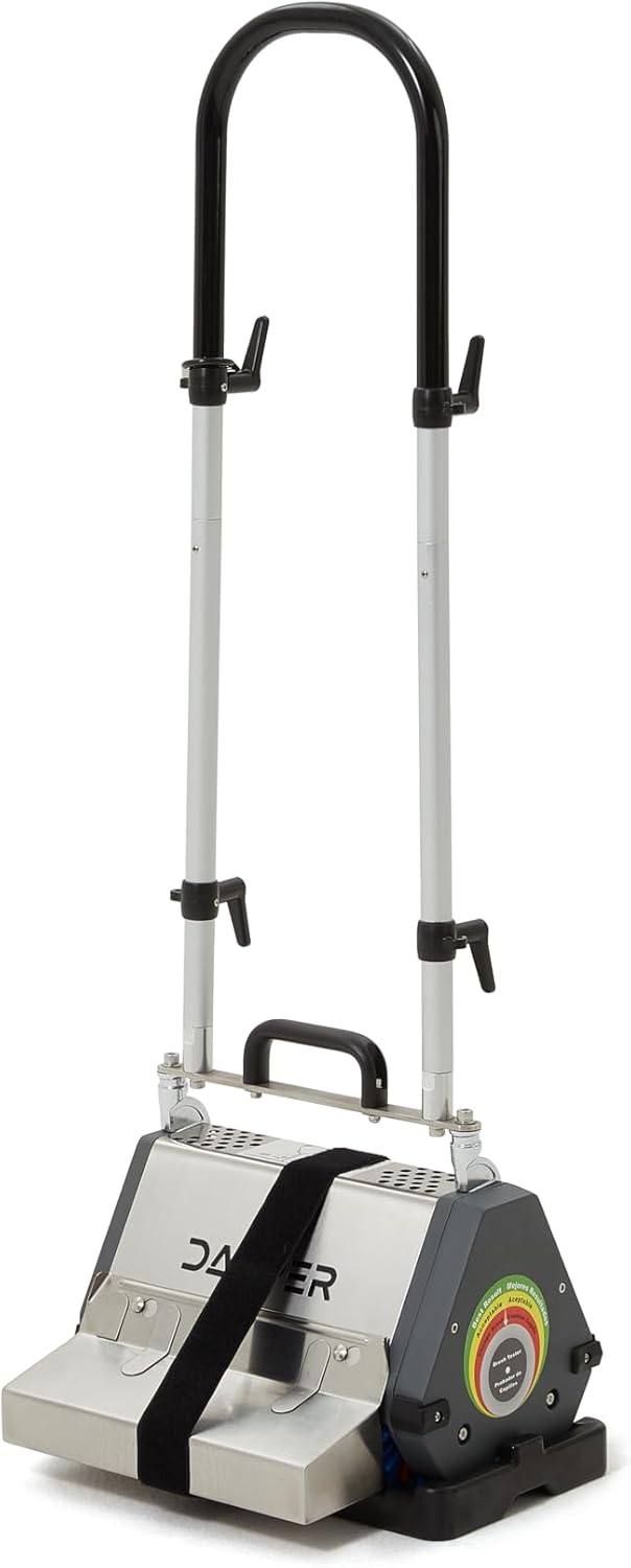 14" Counter-Rotating Brush (CRB) Carpet & Hard Floor Cleaning Machine – 450 RPM, Quiet 53 dBA, Compact 41 lb Commercial Scrubber – Ideal for Offices, Hotels & Small Spaces