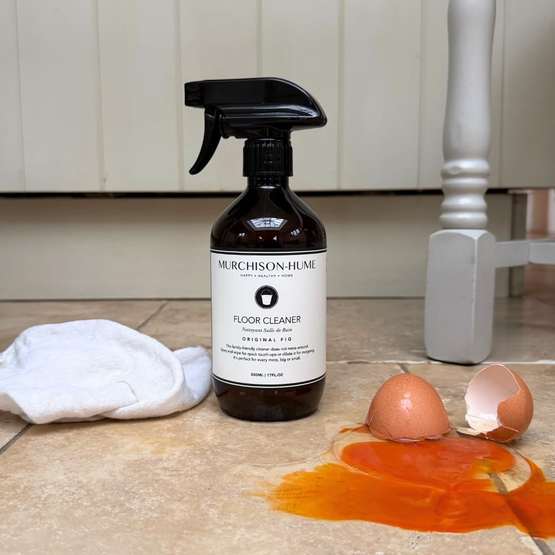Murchison-Hume Natural Floor Cleaner Spray – Pet-Friendly, Non-Toxic, Plant-Based Formula for Hardwood, Tile & Laminate – Streak-Free Shine, Fresh Scent – 17oz Bottle (2 Pack) Original Fig