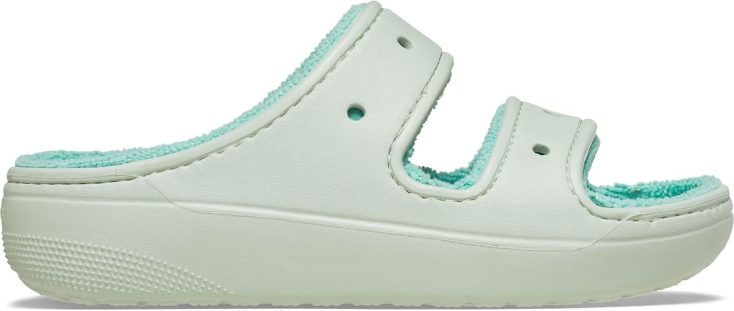 Crocs Unisex Adult Classic Cozzzy Towel Sandals, Fuzzy Slippers and Slides
