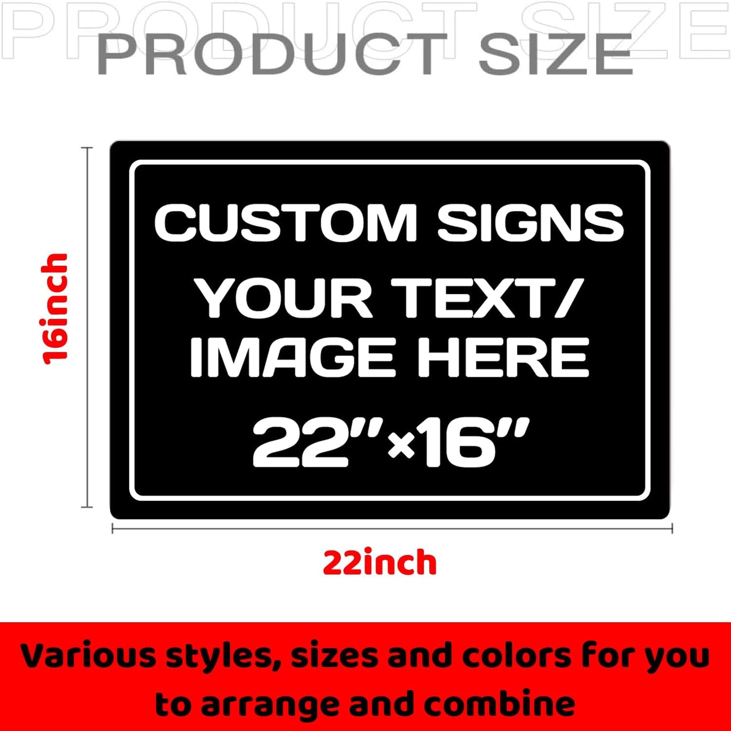 custom metal sign,Aluminum Weatherproof Metal Sign Multiple Sizes Custom Personalized Text And picture Here,hazard sign,garden sign,custom door sign,Customised business signs