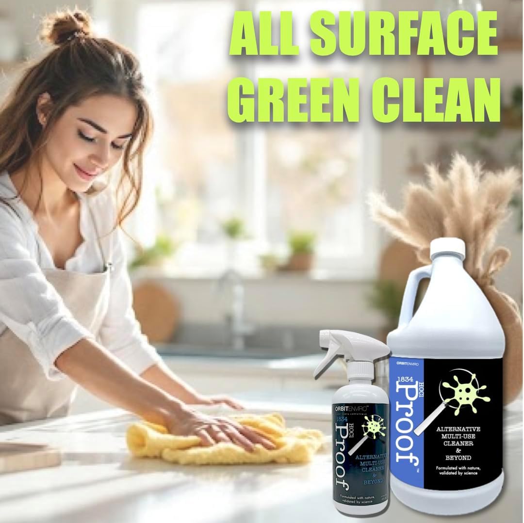 Hypochlorous Acid Cleaner | HOCl 500 PPM | Multi-Surface Cleaner for Home, Gym, Office, Pets & Commercial Use | 1 Gallon / 128 fl oz