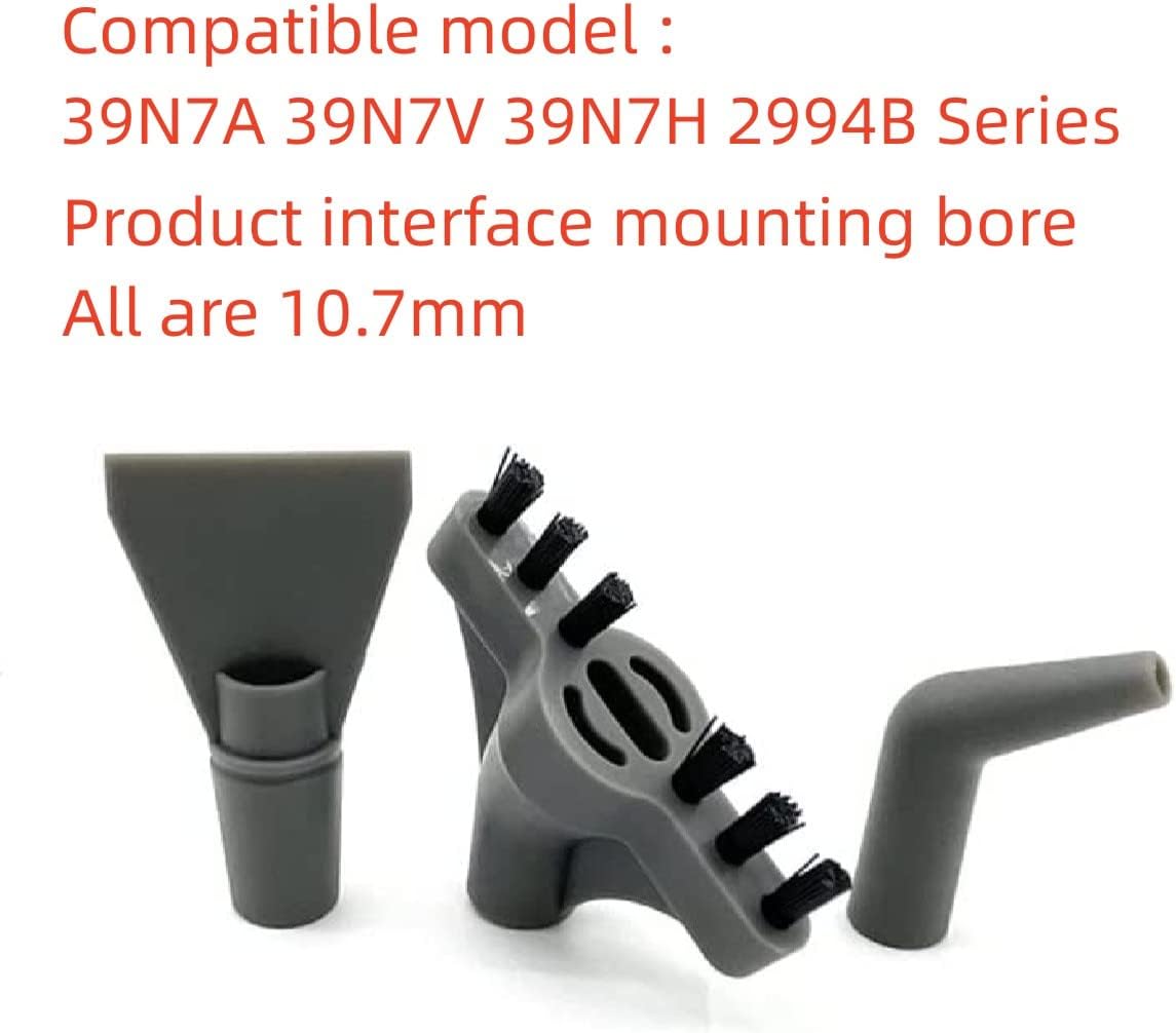 6 Pack for Bissell SteamShot Hard Surface steam Cleaner 39N7A 39N7V 39N7H 2994B Replacement Parts (3 Hard Brushes + 1 Wall Crevice Brush + 2 Multi-Surface Tools)…