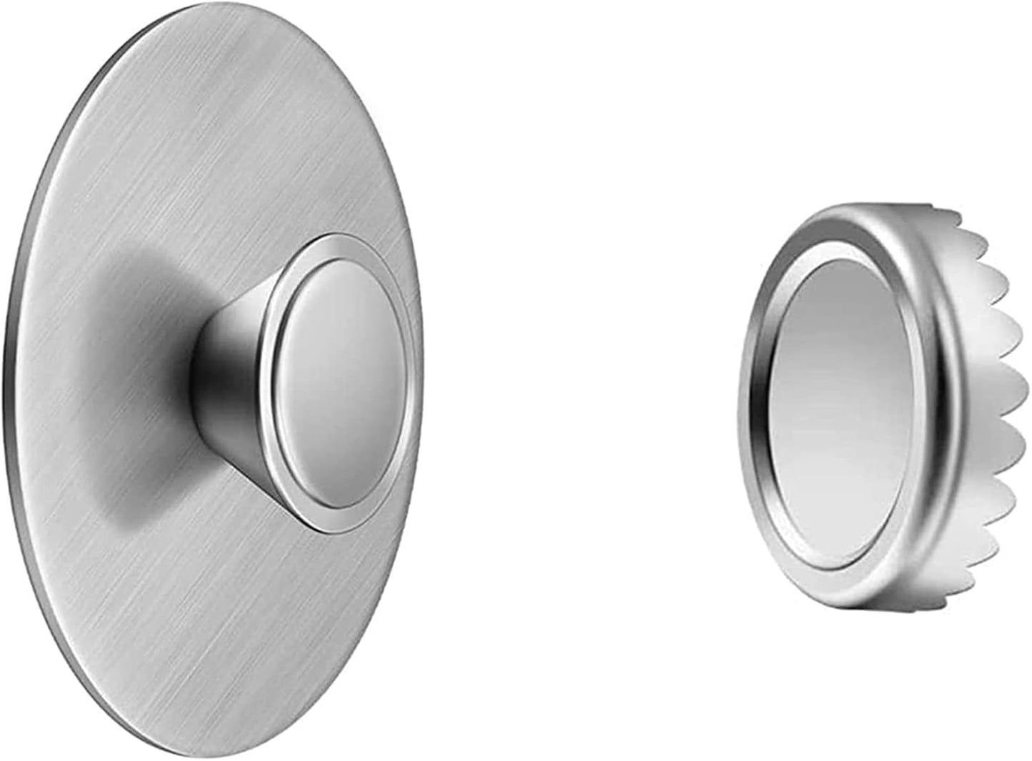 Magnetic Soap Holder Self Draining, 1Pcs Bar Soap Holder for Shower Wall, Stainless Steel Soap Savers for Bar Soap, Kitchen/Bathroom Soap Dishes, Easy Clean Soap Holders (Silver)