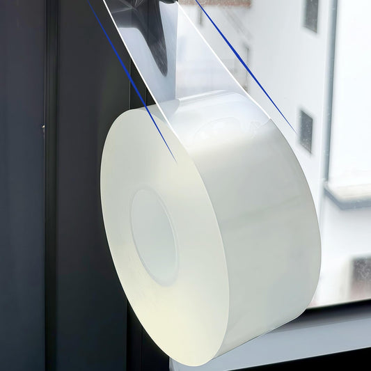 Window Weather Sealing Tape 2 in x 66 FT Weather Stripping Weatherproof Draft Stopper Clear Window Insulation Tape for Doors Windows Garages RVs Energy Saving Kit