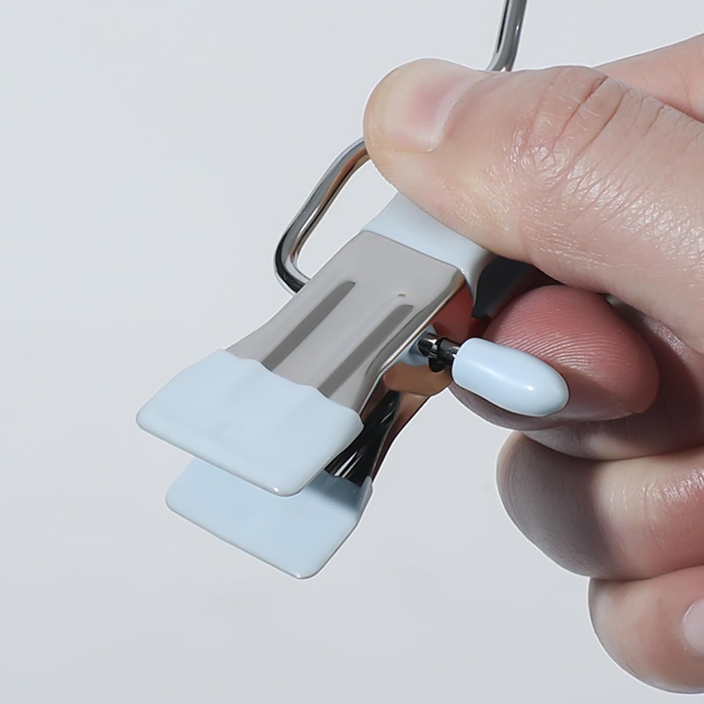 15/30Pcs Upgrade Double Head Clamp Dipped Clothespin for Laundry Hooks with Clips, Boot Holder, Hanging Clips, Portable Multifunctional Hangers Single Clip Space Saving for Jeans, Hats (30, Blue)