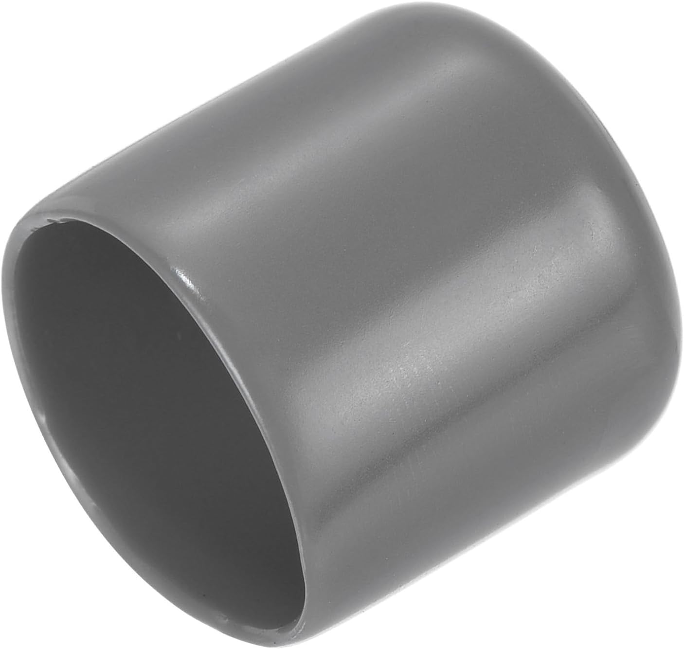 uxcell 20pcs Rubber End Caps 24mm ID Vinyl PVC Round Tube Bolt Cap Cover Screw Thread Protectors Dark Grey
