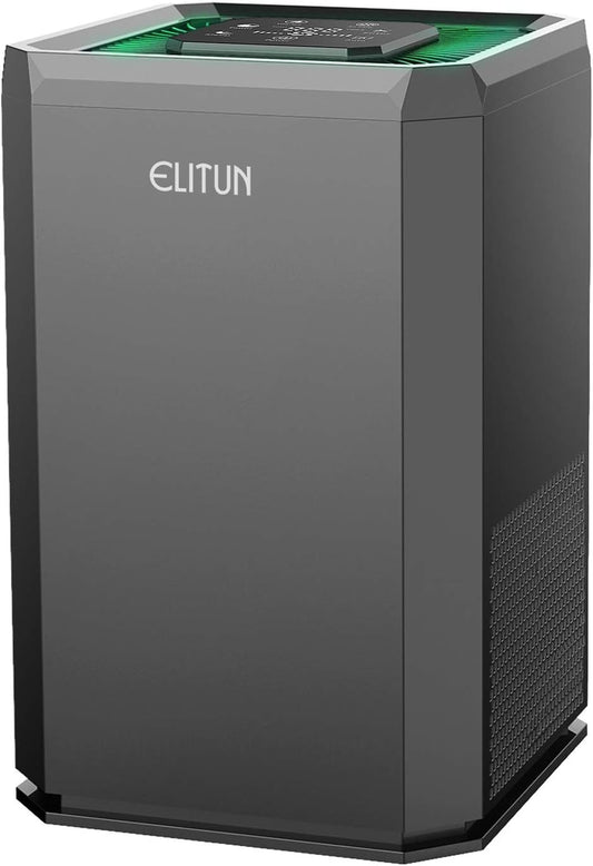 Home Air Purifier for Bedroom Baby Room Living Room Kitchen and Office, Quiet Air Cleaner with H13 True HEPA Filter, Removes Smoke Pet Dander Pollen Dust Odors, 100% Ozone Free