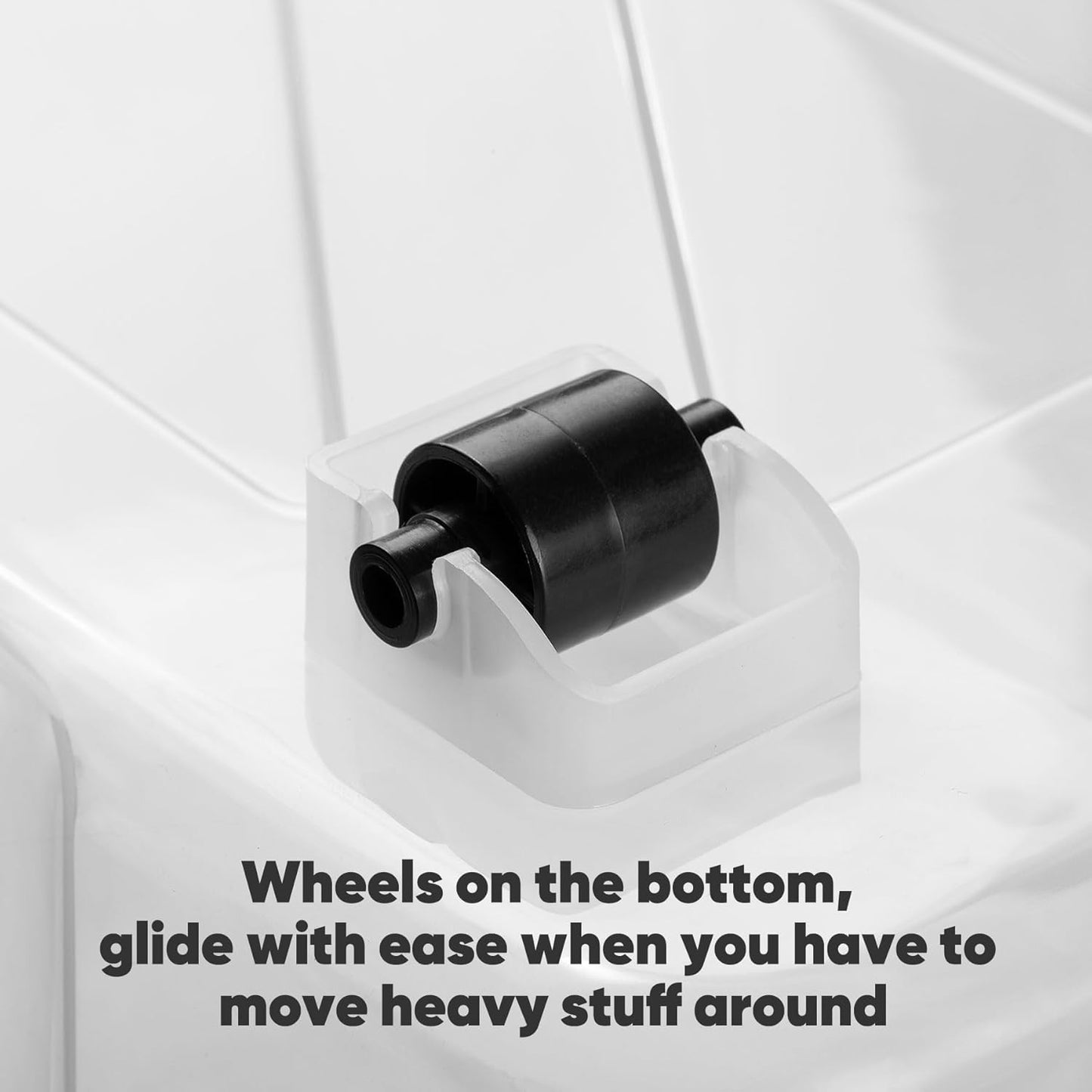 Nazhura 97Quart Plastic Storage Bin, Stackable and Nestable Storage Boxes with Clear Lids and Secure Latching Buckles, Large Storage Container (Clear, 97Quart-6Pack)